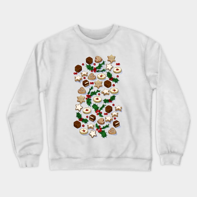 Christmas Treats and Cookies Crewneck Sweatshirt by micklyn